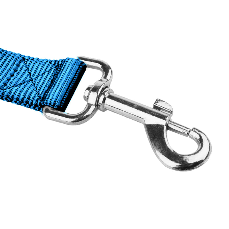 Adjustable Dog Hands Free Leash Waist Belt Buddy Jogging Walking Running Blue