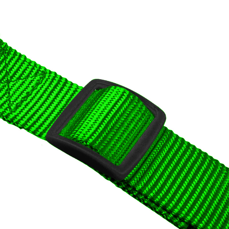 Adjustable Dog Hands Free Leash Waist Belt Buddy Jogging Walking Running Green