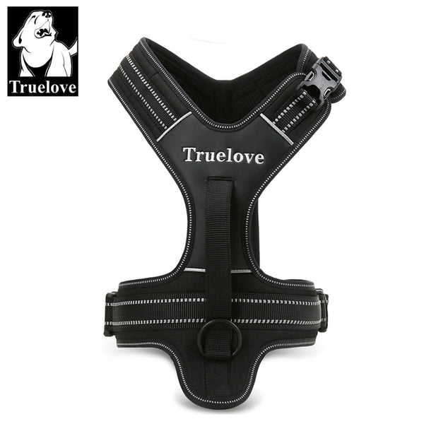Reflective Heavy Duty Harness Black M