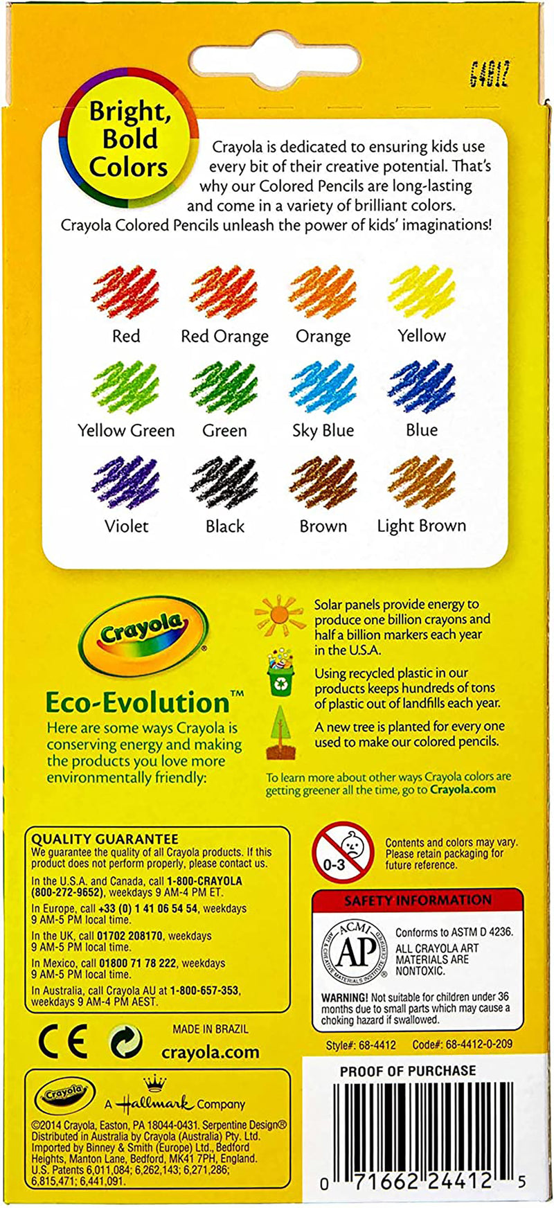 YPLUS Erasable Colored Pencils with Erasers 12pcs