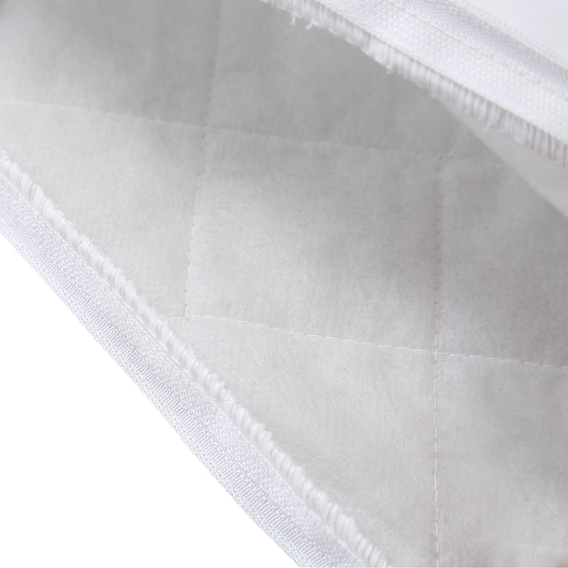 DreamZ Pillow Case Protector Pillowcase 100% Cotton Quilted Soft Cover Cases x2