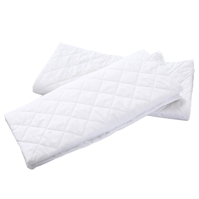 DreamZ Pillow Case Protector Pillowcase 100% Cotton Quilted Soft Cover Cases x2