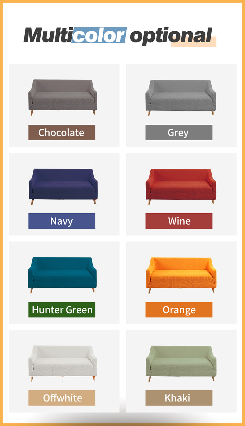 DreamZ Couch Stretch Sofa Lounge Cover Protector Slipcover 2 Seater Khaki