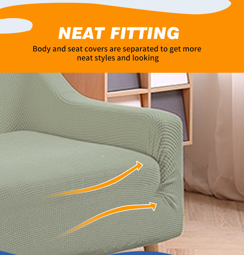 DreamZ Couch Stretch Sofa Lounge Cover Protector Slipcover 2 Seater Khaki