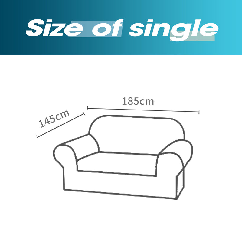 DreamZ Couch Stretch Sofa Lounge Cover Protector Slipcover 2 Seater Off White