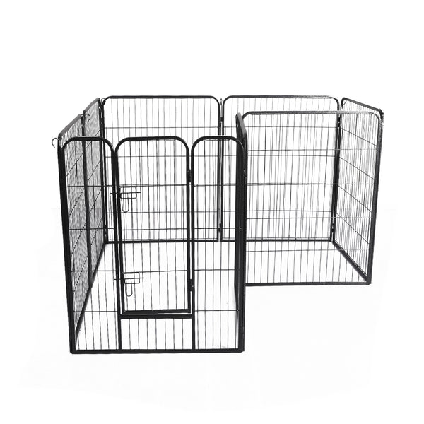 PaWz 8 Panel Pet Dog Playpen Puppy Exercise Cage Enclosure Fence Cat Play Pen 48''