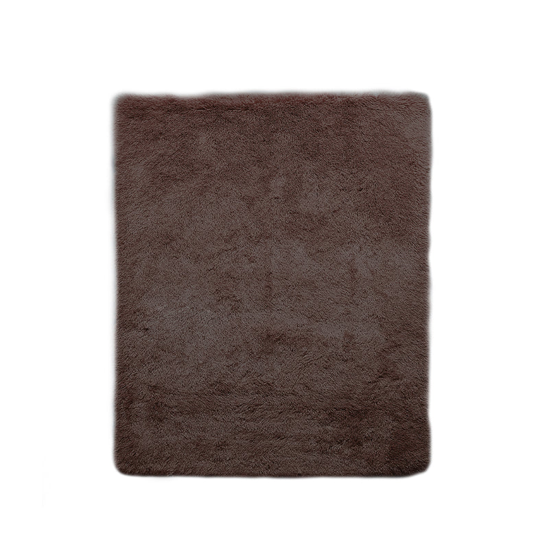 Designer Soft Shag Shaggy Floor Confetti Rug Carpet Home Decor 120x160cm Coffee