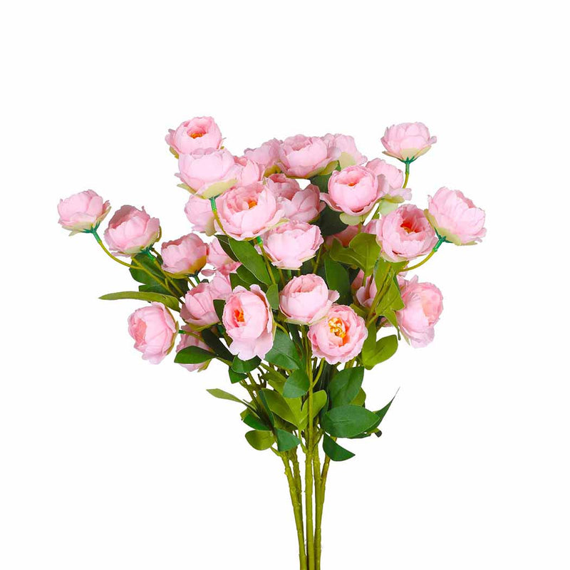 Lambu 6X Artificial Flower 7 Heads Flowers Garden Indoor Outdoor Fake Home Decor