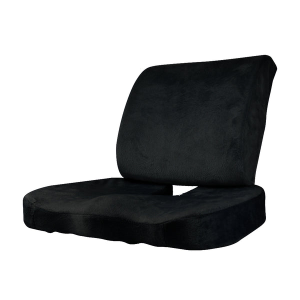 Seat Cushion Memory Foam Lumbar Back Support Orthoped Car Office Pain Relief