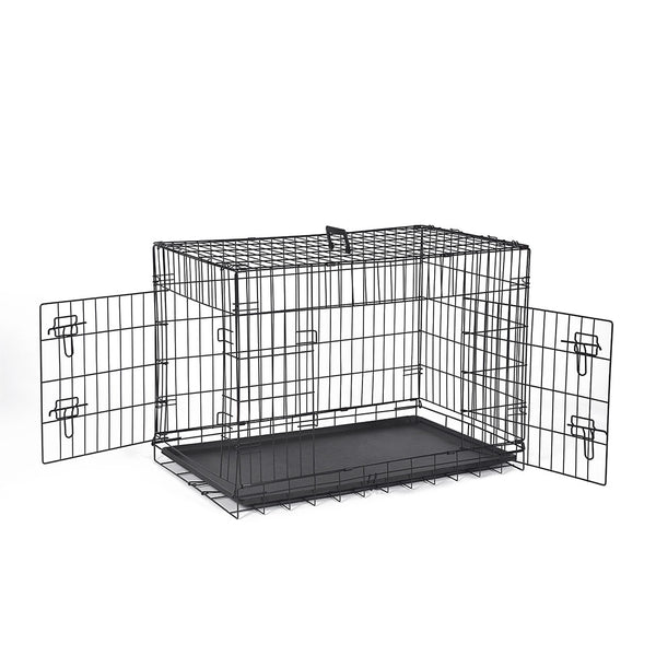 PaWz Pet Dog Cage Crate Kennel Portable Collapsible Puppy Metal Playpen 24"