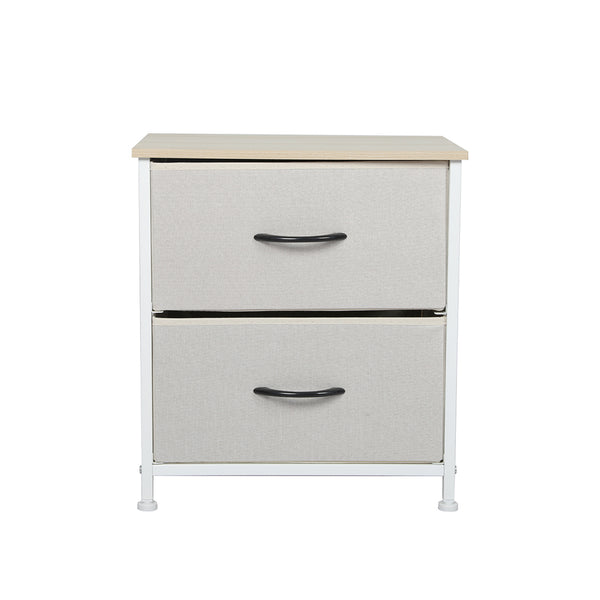 Levede Storage Cabinet Tower Chest of Drawers Dresser Tallboy 10 Drawer Beige
