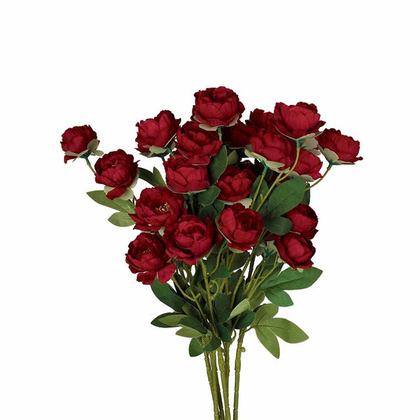 Lambu 6X Artificial Flower 7 Heads Flowers Garden Indoor Outdoor Fake Home Decor