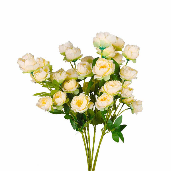 Lambu 6X Artificial Flower 7 Heads Flowers Garden Indoor Outdoor Fake Home Decor