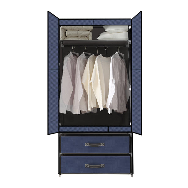 Levede Portable Wardrobe Clothes Closet Storage Cloth Organiser Unit Shelf Rack
