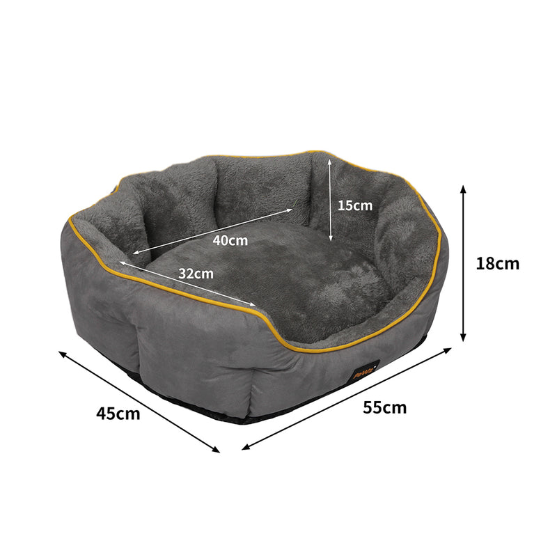PaWz Electric Pet Heater Bed Heated Mat Cat Dog Heat Blanket Removable Cover S