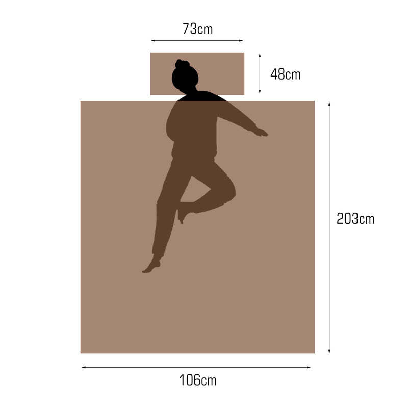 DreamZ Ultra Soft Fitted Bed Sheet with one Pillow Case King Single Chocolate