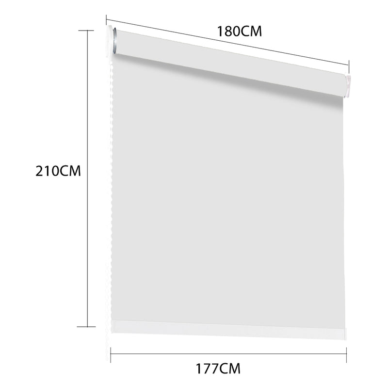 Quality Modern Blockout Roller Blinds Curtain Full Sun Shading Room 90cmx210cm