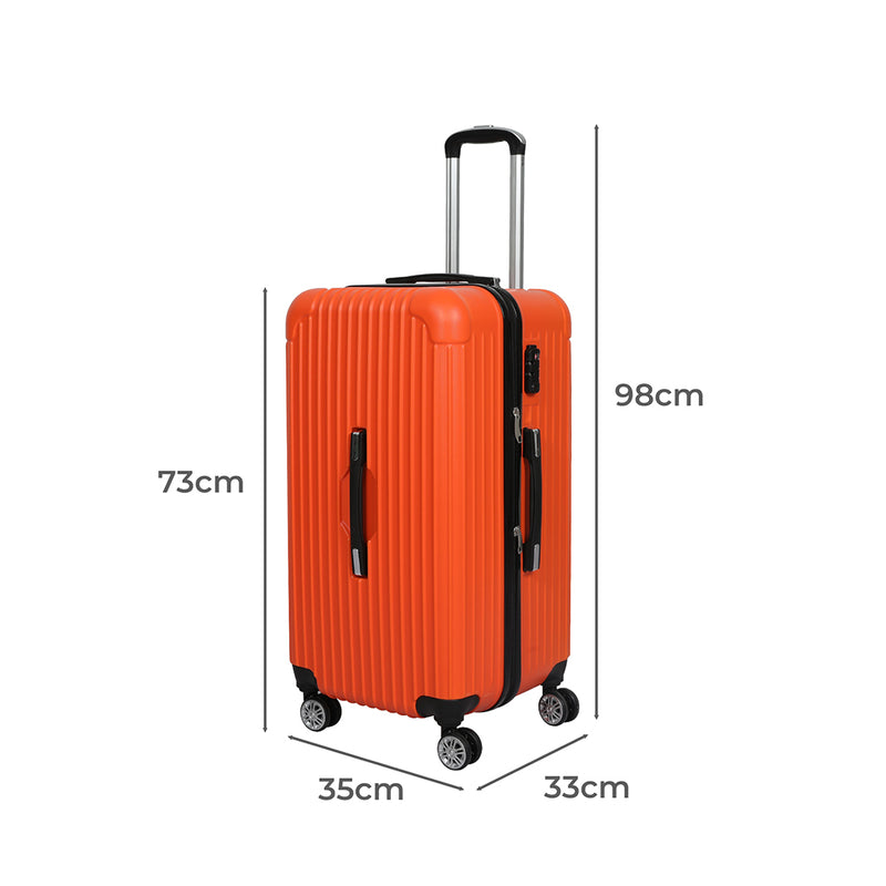 Slimbridge 28" Luggage Travel Suitcase Trolley Case Packing Waterproof Orange