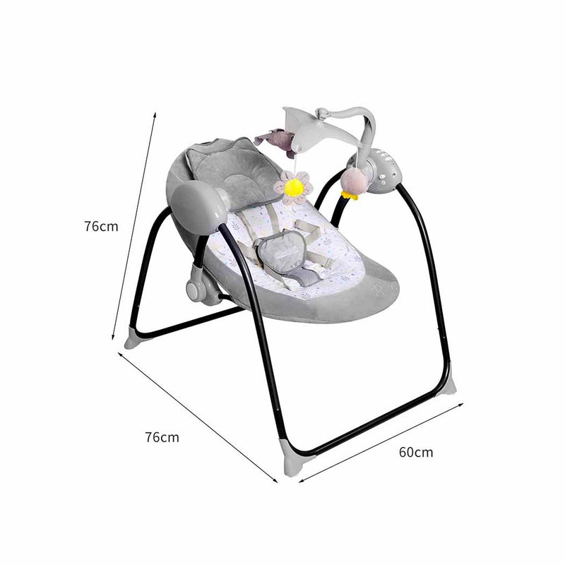 BoPeep Baby Swing Electric Cradle Rocker Chair Infant Auto Bouncer Newborns Seat