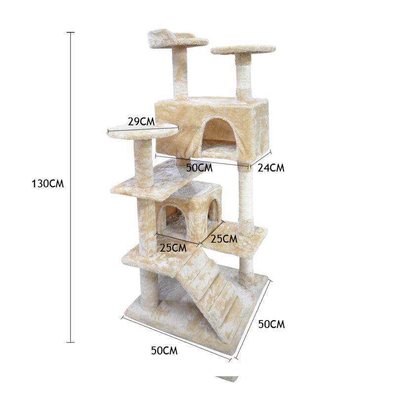 PaWz Pet Cat Tree Scratching Post Scratcher Trees Pole Gym Condo Furniture Wood