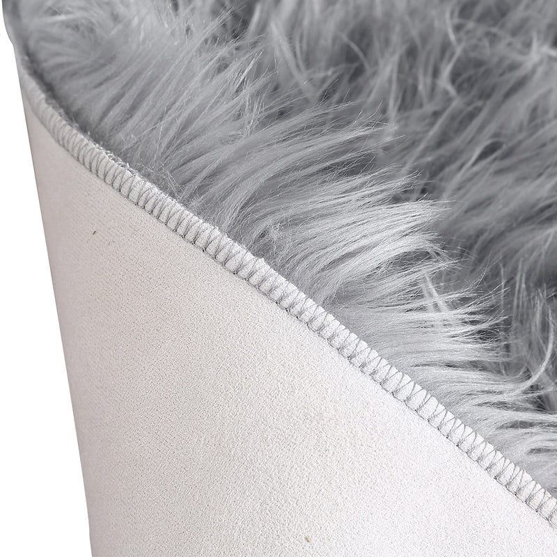 Floor Rugs Sheepskin Shaggy Rug Area Carpet Bedroom Living Room Mat 160X230 Grey