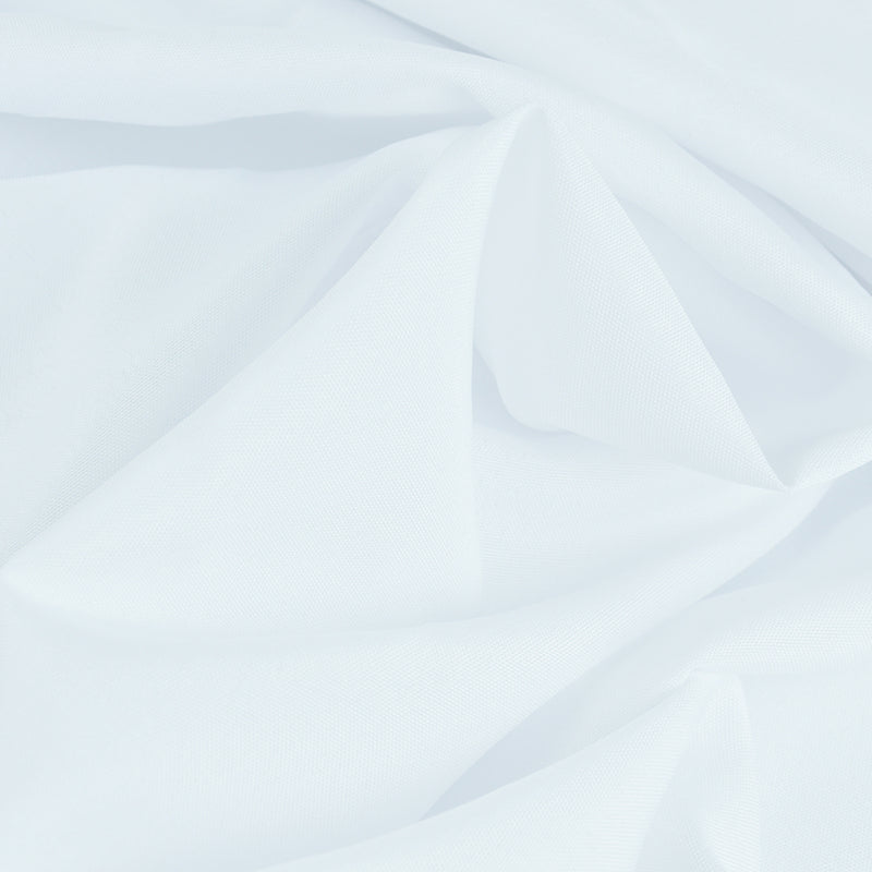 1 Pc 220cm White Round Fitted Tableclothes Hemmed Edges Trestle Event Wedding