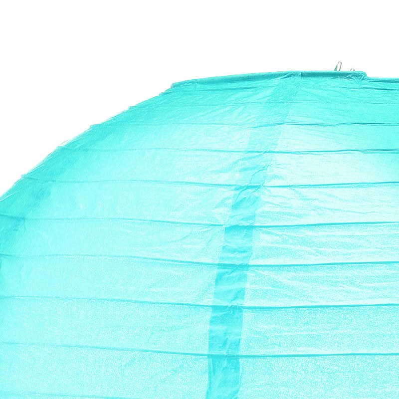 12" Paper Lanterns for Wedding Party Festival Decoration - Blue and White Colours