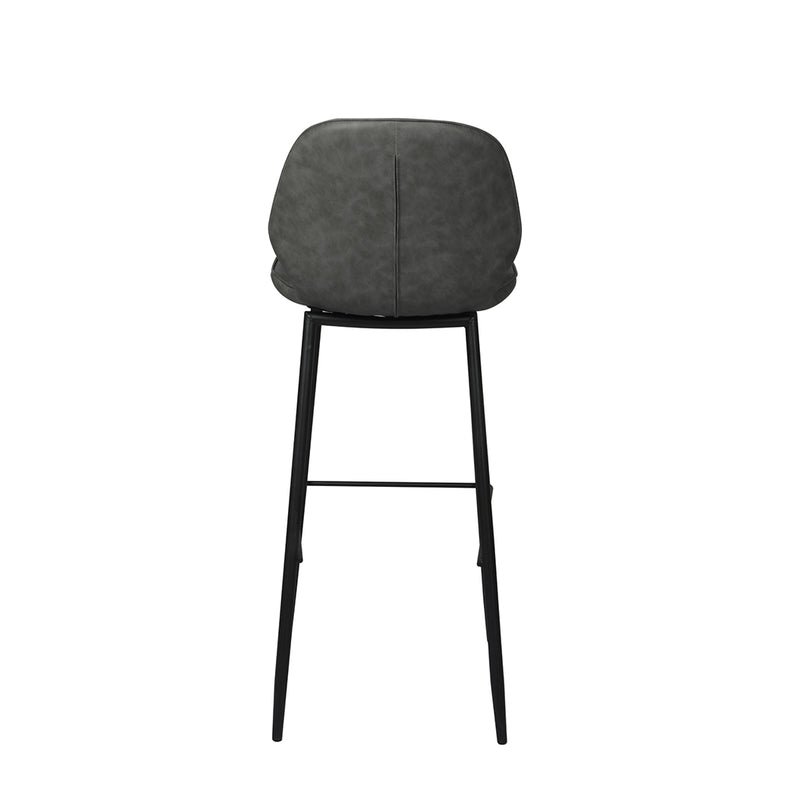 Levede 2x Bar Stool Counter Chair PU Leather Kitchen Pub Restaurant Padded Seat