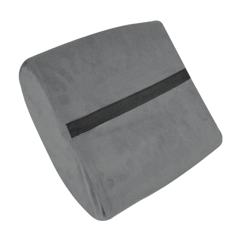 Seat Cushion Memory Foam Lumbar Back Support Orthoped Office Pain Relief Grey