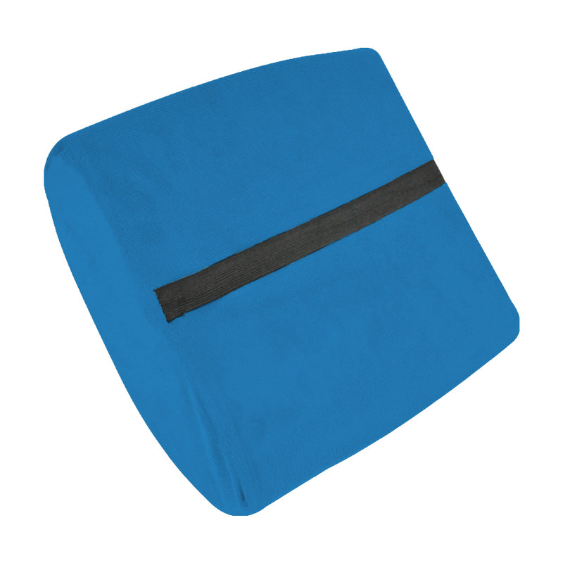 Seat Cushion Memory Foam Lumbar Back Support Orthoped Office Pain Relief Blue