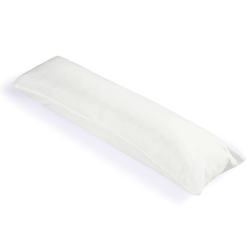 DreamZ Body Full Long Pillow Luxury Slip Cotton Maternity Pregnancy 137cm White
