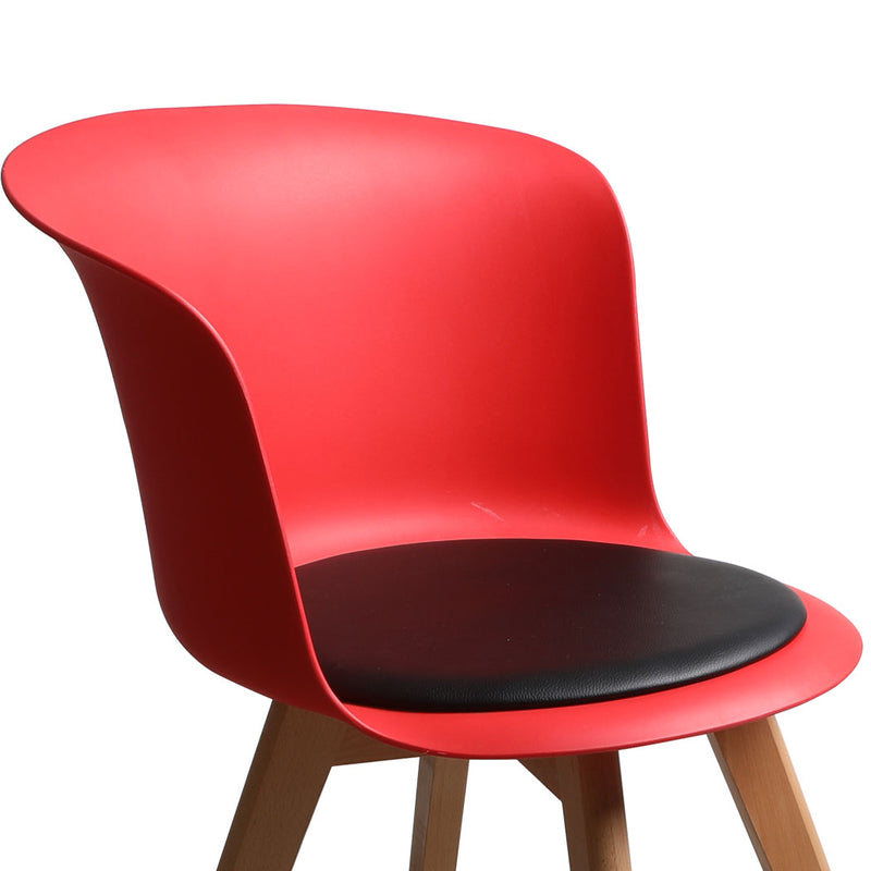Office Meeting Table Chair Set 4 PU Leather Seat Dining Tables Chair Round Desk Type 2