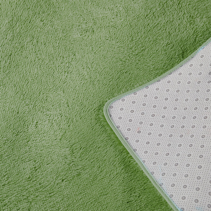 Designer Soft Shag Shaggy Floor Confetti Rug Carpet Home Decor 300x200cm Green