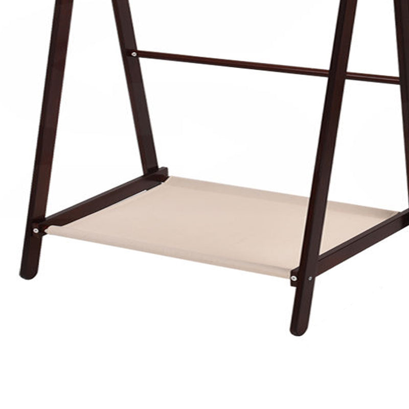 Levede Clothes Stand Garment Dyring Rack Hanger Organiser Wooden Free Standing