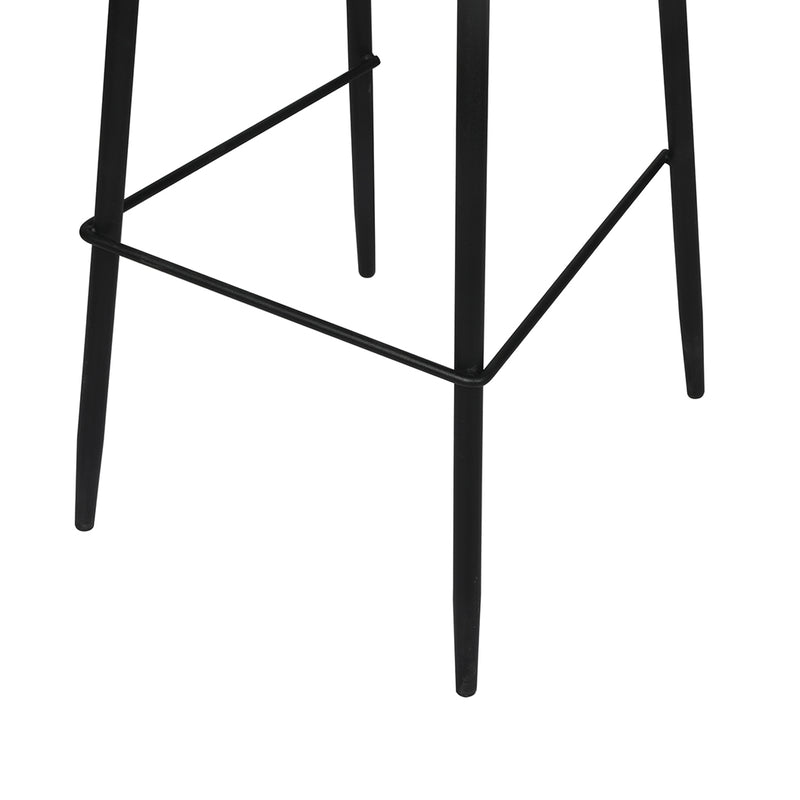 Levede 2x Bar Stool Counter Chair PU Leather Kitchen Pub Restaurant Padded Seat