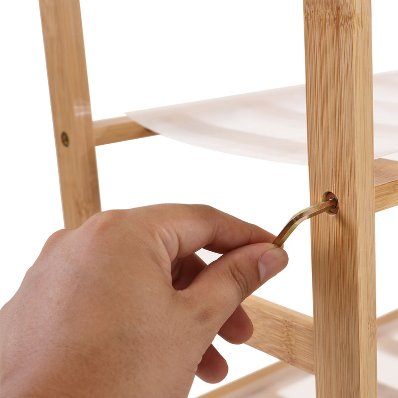 Levede 10 Tiers 80cm Wide Bamboo Shoe Rack Storage Wooden Organizer Shelf Stand