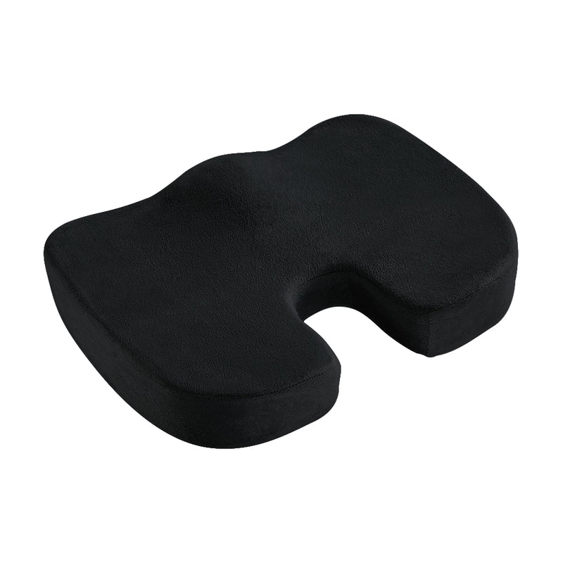 Seat Cushion Memory Foam Lumbar Back Support Orthoped Car Office Pain Relief