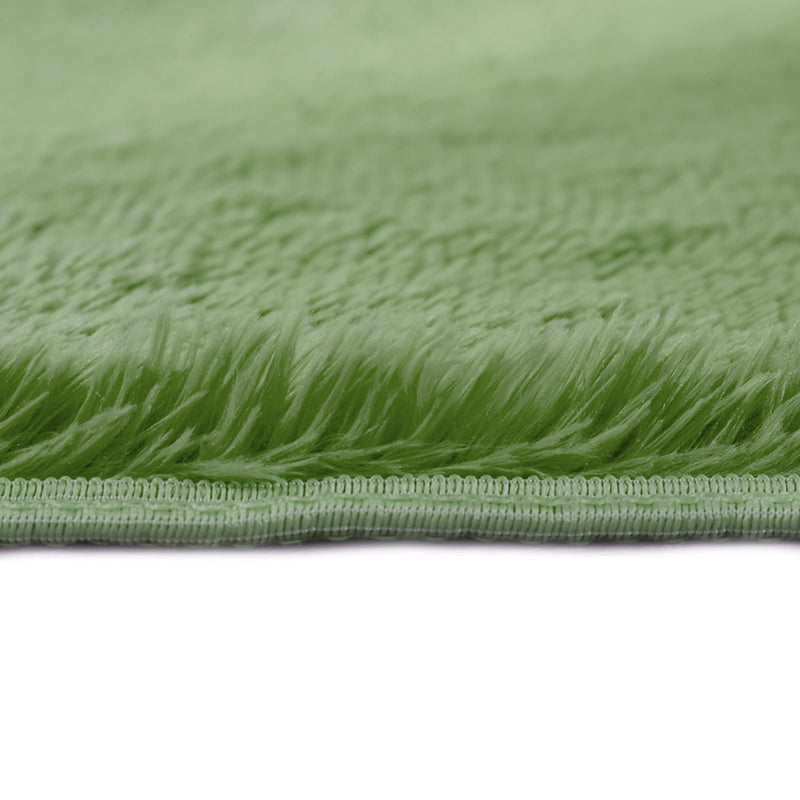 Designer Soft Shag Shaggy Floor Confetti Rug Carpet Home Decor 300x200cm Green