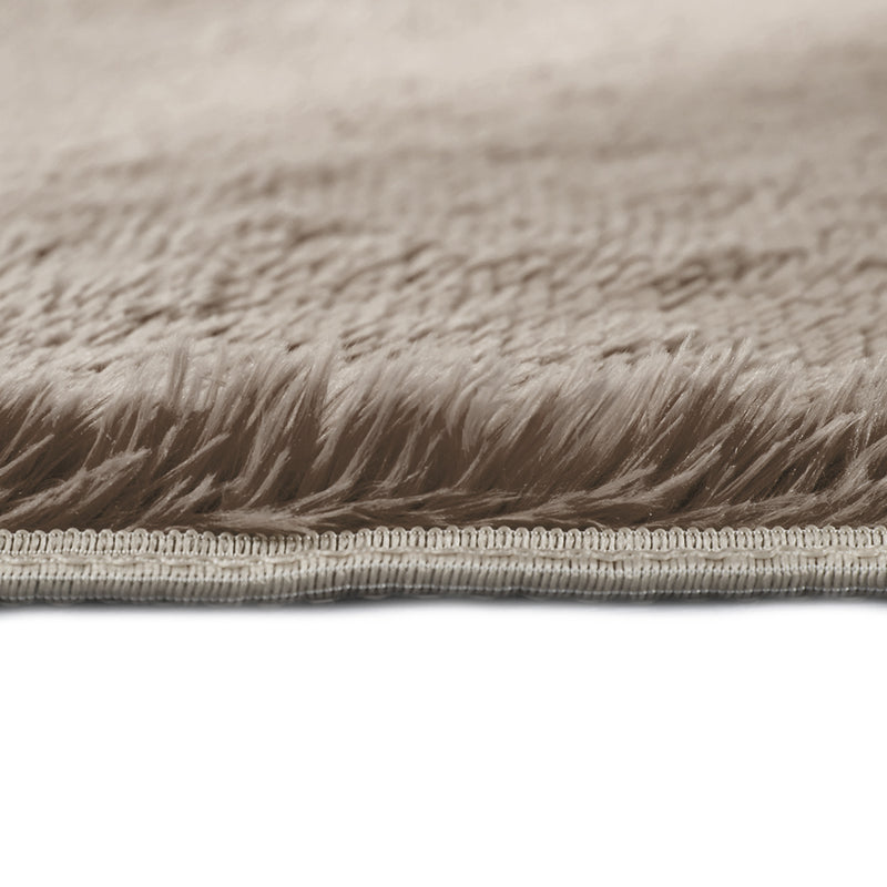 Designer Soft Shag Shaggy Floor Confetti Rug Carpet Home Decor 200x230cm Tan