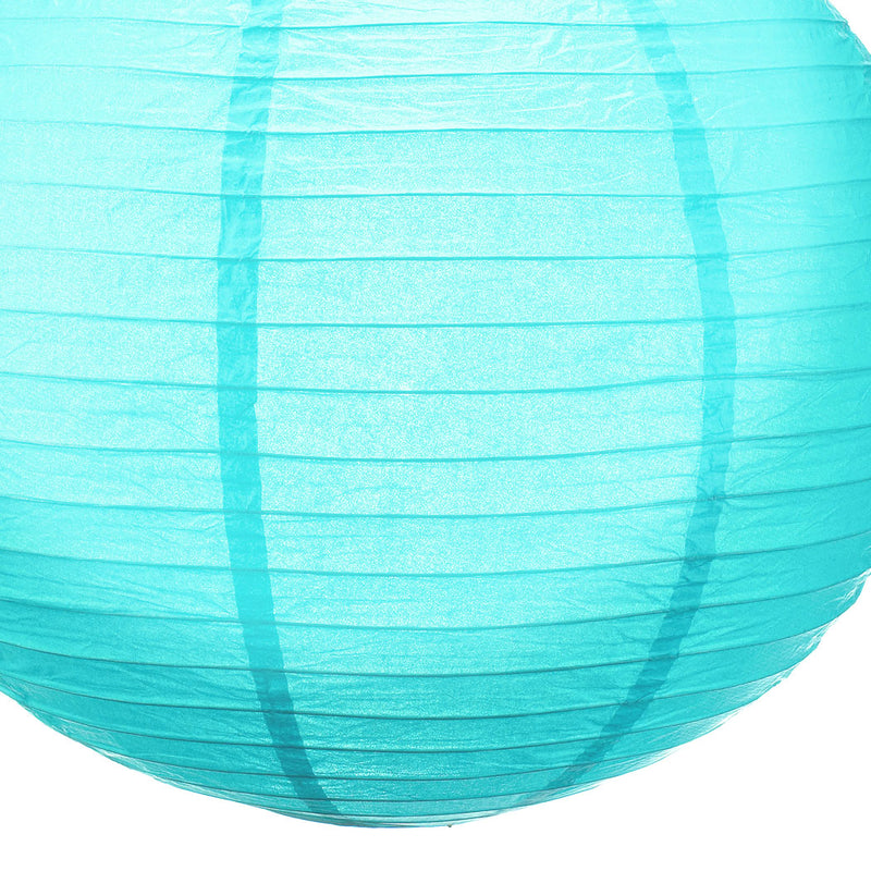 12" Paper Lanterns for Wedding Party Festival Decoration - Blue and White Colours