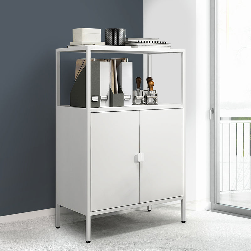Levede Filing Cabinet Storage Office Cabinets 4 Tier Metal Home Shelves White