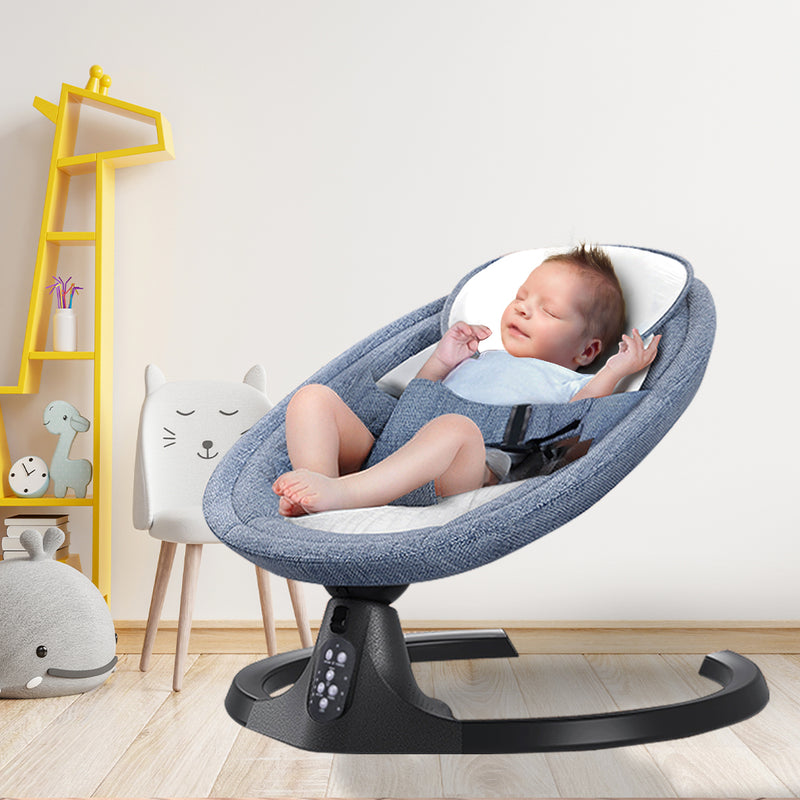 BoPeep Baby Swing Cradle Rocker Bed Electric Bouncer Seat Infant Remote Chair