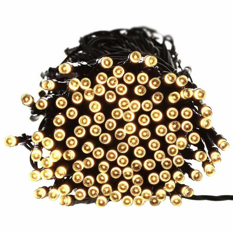 52M 500LED String Solar Powered Fairy Lights Garden Christmas Decor Cool White