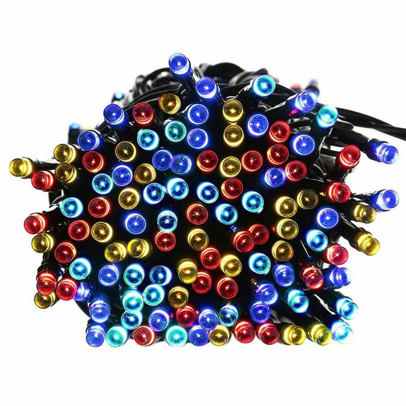 52M 500LED String Solar Powered Fairy Lights Garden Christmas Decor Cool White