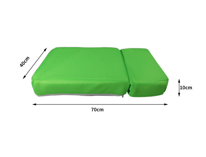 PaWz Pet Stairs Steps Ramp Portable Foldable Climbing Staircase Soft  Dog Green